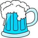 download Beer Mug clipart image with 135 hue color