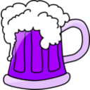 download Beer Mug clipart image with 225 hue color