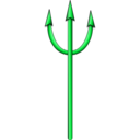 download Devil Pitchfork clipart image with 135 hue color