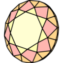 download Diamant clipart image with 180 hue color