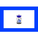 download City Flag Of Gijon Asturies Spain clipart image with 225 hue color