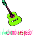 download Colombia Es Pasion clipart image with 90 hue color