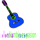download Colombia Es Pasion clipart image with 225 hue color