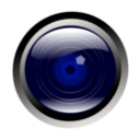 download Blue Camera Lens clipart image with 0 hue color