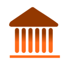 download Institution Icon clipart image with 180 hue color