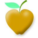 download Apple clipart image with 45 hue color