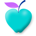 download Apple clipart image with 180 hue color