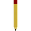 download Pencil clipart image with 0 hue color