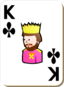 White Deck King Of Clubs