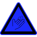 download Signs Hazard Warning clipart image with 180 hue color