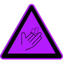 download Signs Hazard Warning clipart image with 225 hue color