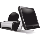 download Printer Monitor clipart image with 90 hue color