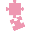 download Puzzle clipart image with 180 hue color