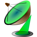 download Satellite Dish clipart image with 270 hue color