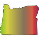 download Oregon clipart image with 315 hue color