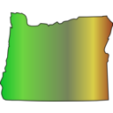 download Oregon clipart image with 0 hue color