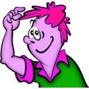 download Boy Without Headphones clipart image with 270 hue color
