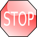 download Stop Sign clipart image with 0 hue color