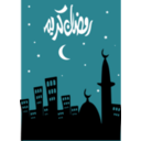 download Ramadan Kareem clipart image with 315 hue color