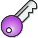 download Key clipart image with 225 hue color