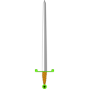 download Sword clipart image with 45 hue color