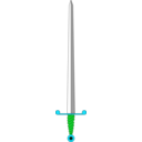 download Sword clipart image with 135 hue color