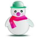 download Snowman Glossy clipart image with 315 hue color
