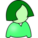 download Woman clipart image with 90 hue color