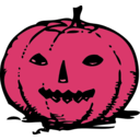 download Pumpkin clipart image with 315 hue color
