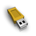 download Usb Stick 3d clipart image with 45 hue color