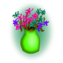 download Florero Whit Flours Columbia clipart image with 270 hue color