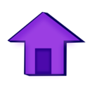 download Home Icon clipart image with 225 hue color
