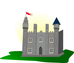 Castle With Flag