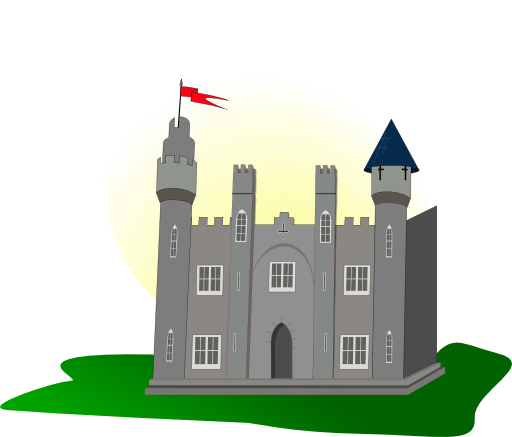 Castle With Flag