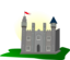 Castle With Flag