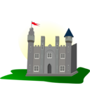 Castle With Flag