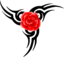 Tribal Tattoo With Rose
