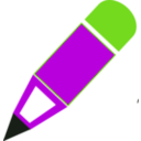 download Pencil clipart image with 90 hue color