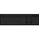 download Computer Keyboard clipart image with 180 hue color