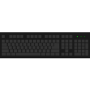download Computer Keyboard clipart image with 0 hue color