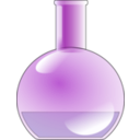 download Flat Bottom Flask clipart image with 90 hue color