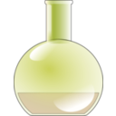 download Flat Bottom Flask clipart image with 225 hue color