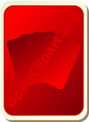 Card Backs Silhouette Red