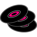download 45 Rpm Records clipart image with 90 hue color