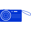 download Camera clipart image with 225 hue color