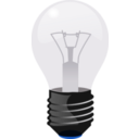 download Lightbulb clipart image with 180 hue color