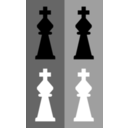 download 2d Chess Set Knight clipart image with 0 hue color