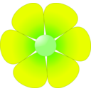 download Red Flower clipart image with 45 hue color