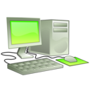 download Computer clipart image with 225 hue color