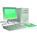 download Computer clipart image with 270 hue color